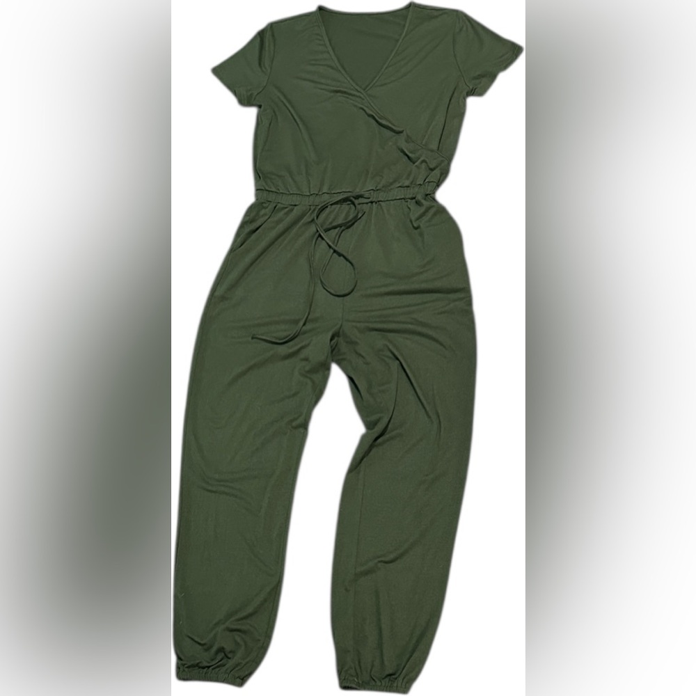 Elegant Olive Women's Jumpsuit